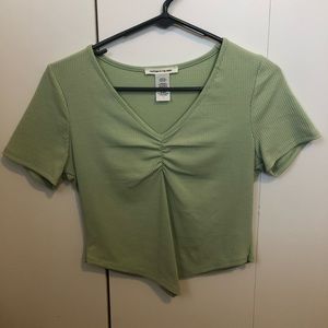NWOT Caution to the wind crop top size L